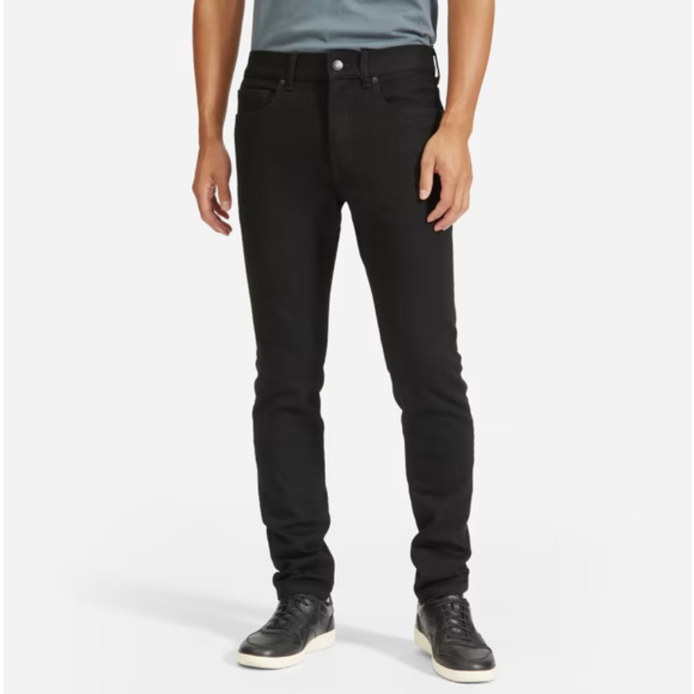 Everlane men's the skinny jean black jeans uniform straight leg size 30 x 30